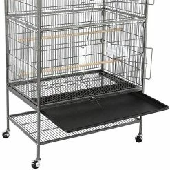 Outlet 🔥 Mia's Pet Supply Aviary & Perches Topeakmart Wrought Iron Large Flight Parrot Bird Cage For Multiple Parakeets 🤩 13 Mia's Pet Supply Aviary & Perches Topeakmart Wrought Iron Large Flight Parrot Bird Cage For Multiple Parakeets