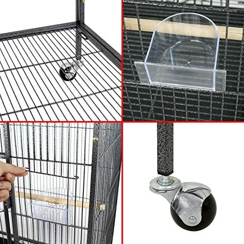 Best Sale ๐ Mia's Pet Supply Aviary & Perches Nova Microdermabrasion 53 Inches Large Bird Cage ๐ 3 Mia's Pet Supply Aviary & Perches Nova Microdermabrasion 53 Inches Large Bird Cage
