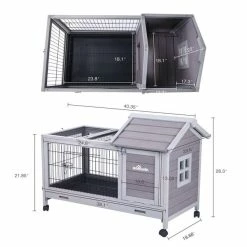 Cheap ⭐ Mia's Pet Supply Rabbit Hutch, Bunny Cage Rabbit Houses & Accessories 🔔 11 Mia's Pet Supply Rabbit Hutch, Bunny Cage Rabbit Houses & Accessories