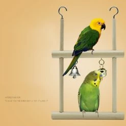 Mia's Pet Supply Swing Cage Hanging Bell Cockatiel Parakeet Toys