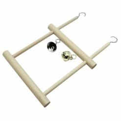Mia's Pet Supply Swing Cage Hanging Bell Cockatiel Parakeet Toys
