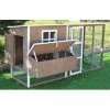 Mia's Pet Supply Chicken Coop Cages Omitree Large 87" Wood Chicken Coop Backyard Hen House 4-8 Chickens Nesting Box & Run