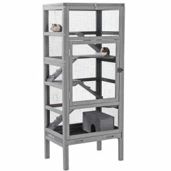 Mia's Pet Supply Large Wooden Guinea Pig Cage Rabbit Houses & Accessories